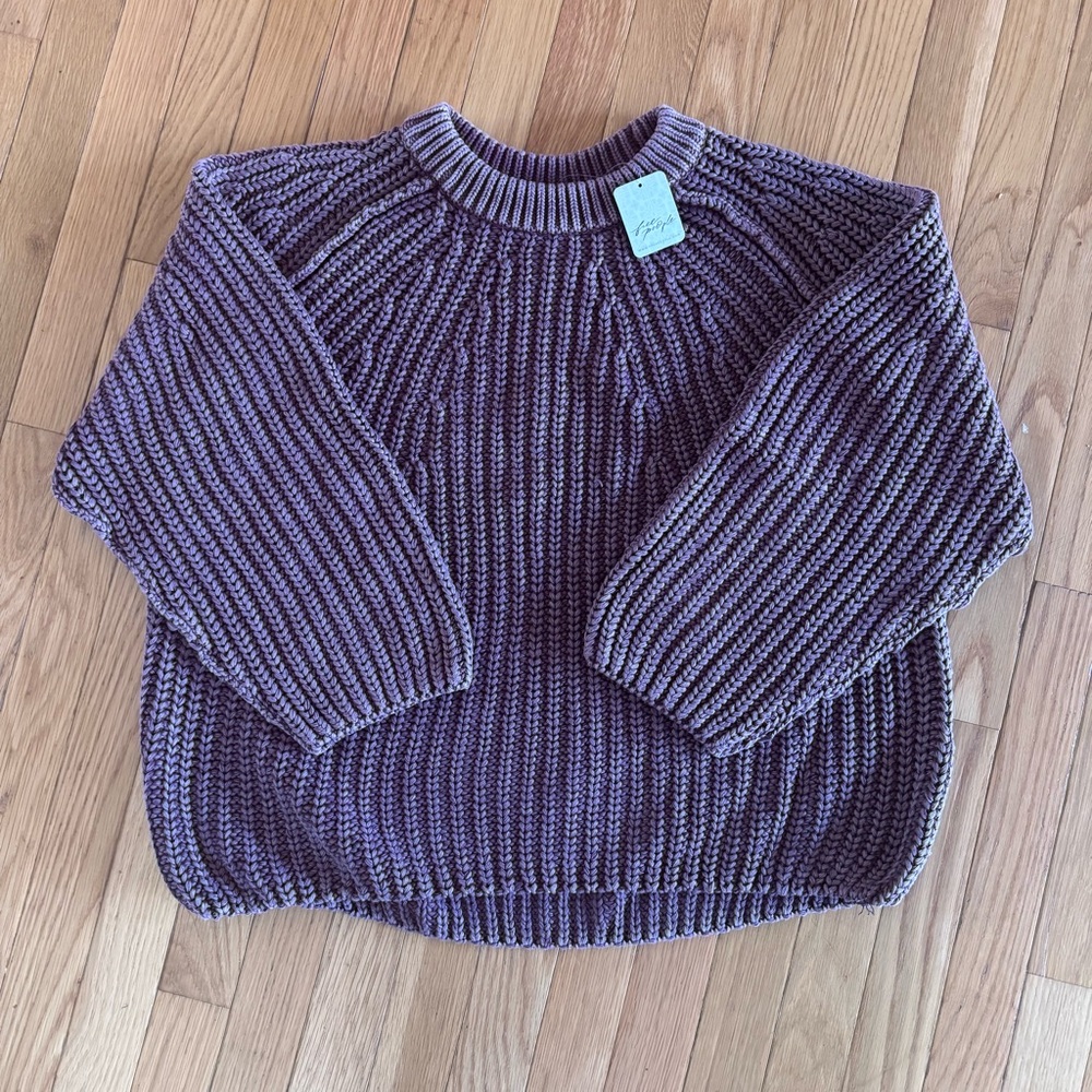 [Free People] Take Me Home Cotton Sweater